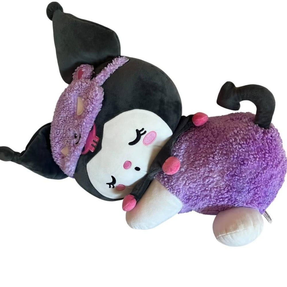 Hello Kitty And Friends Sanrio Kuromi 18" Sleeping Plush 2024 Stuffed Animal Toy